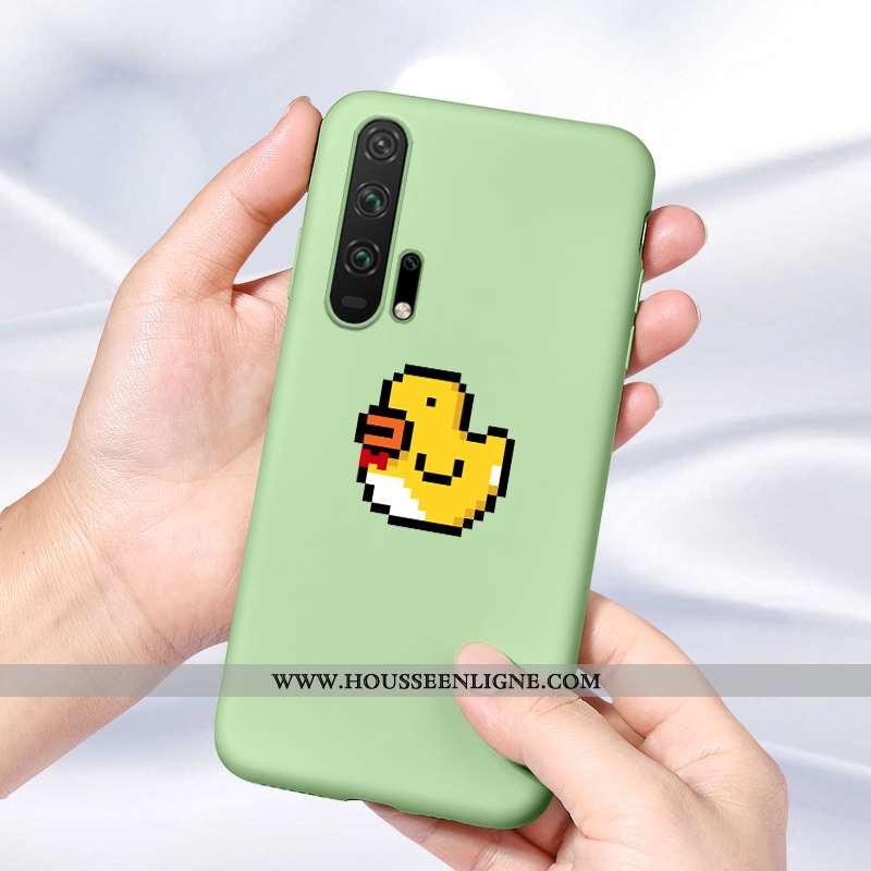 Étui Honor 20 Pro Silicone Protection Coque Jaune Légère Téléphone Portable Ultra Verte