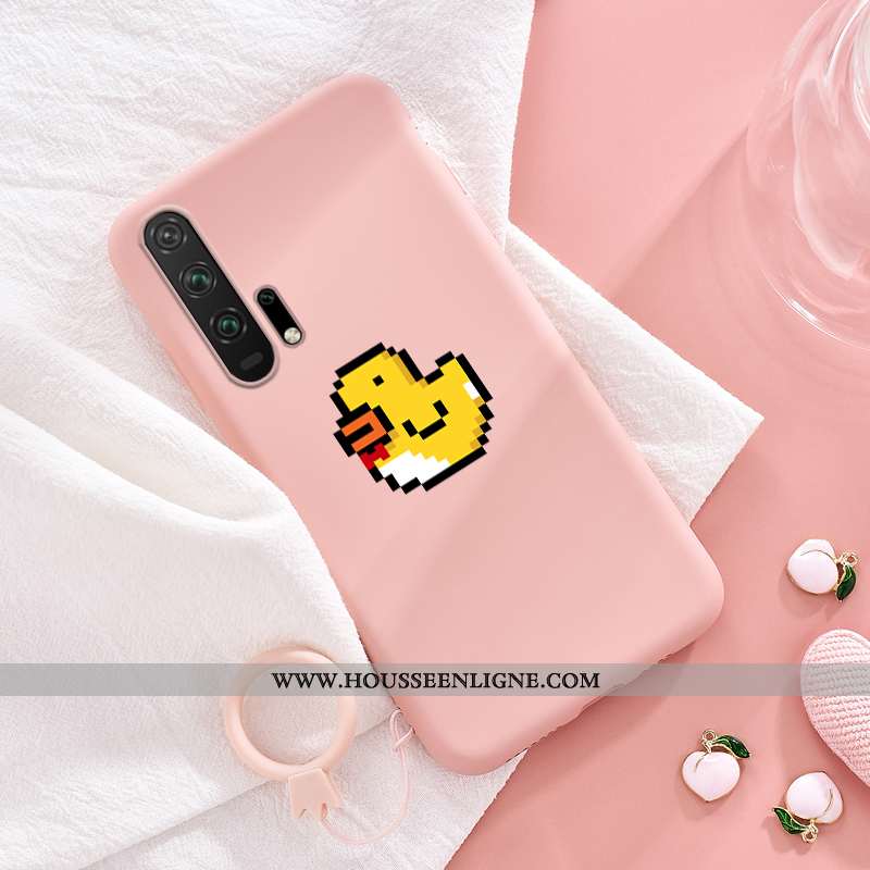 Étui Honor 20 Pro Silicone Protection Coque Jaune Légère Téléphone Portable Ultra Verte