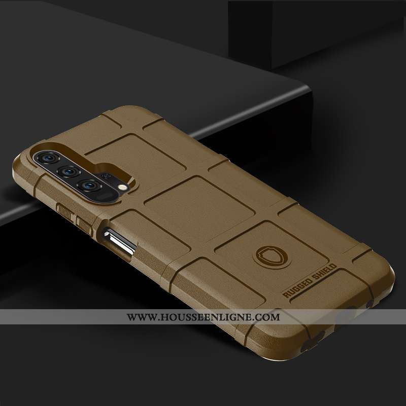 Étui Honor 20 Pro Silicone Protection Téléphone Portable Fluide Doux Incassable Gris
