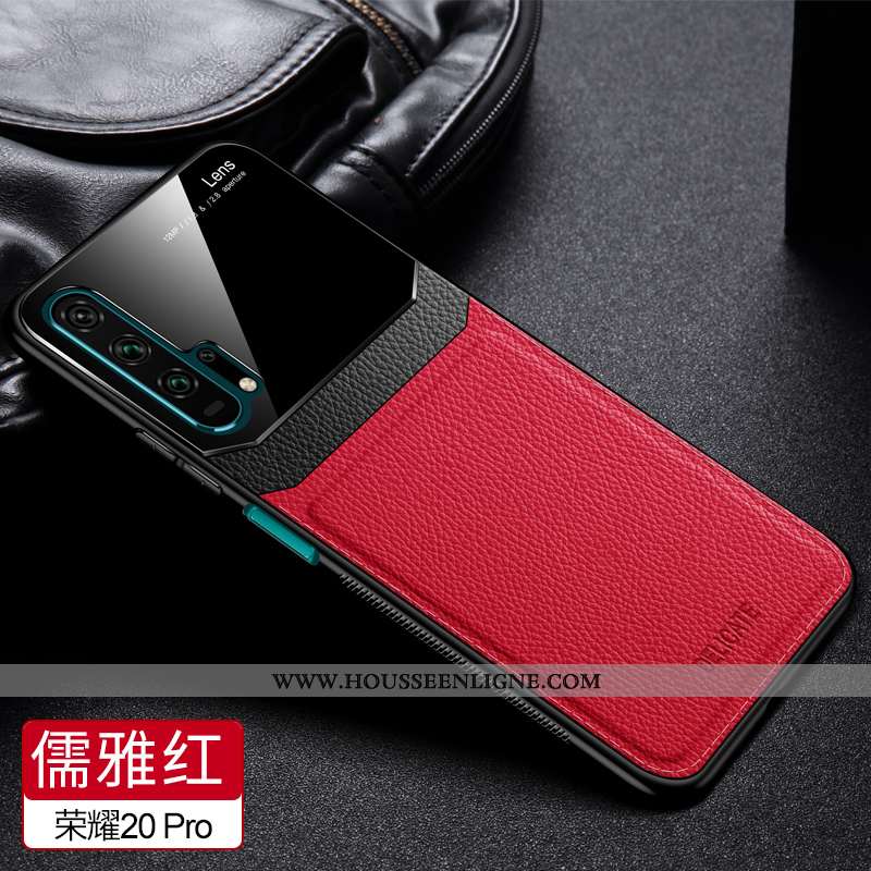 Étui Honor 20 Pro Tendance Légère Coque En Silicone Modèle Fleurie Verre Bleu Protection