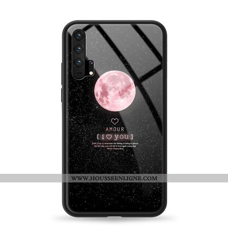 Étui Honor 20 Pro Ultra Tendance Silicone Légère Miroir Créatif Noir