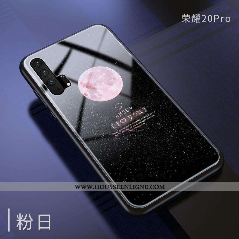Étui Honor 20 Pro Ultra Tendance Silicone Légère Miroir Créatif Noir