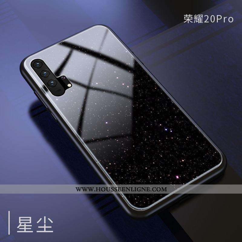 Étui Honor 20 Pro Ultra Tendance Silicone Légère Miroir Créatif Noir