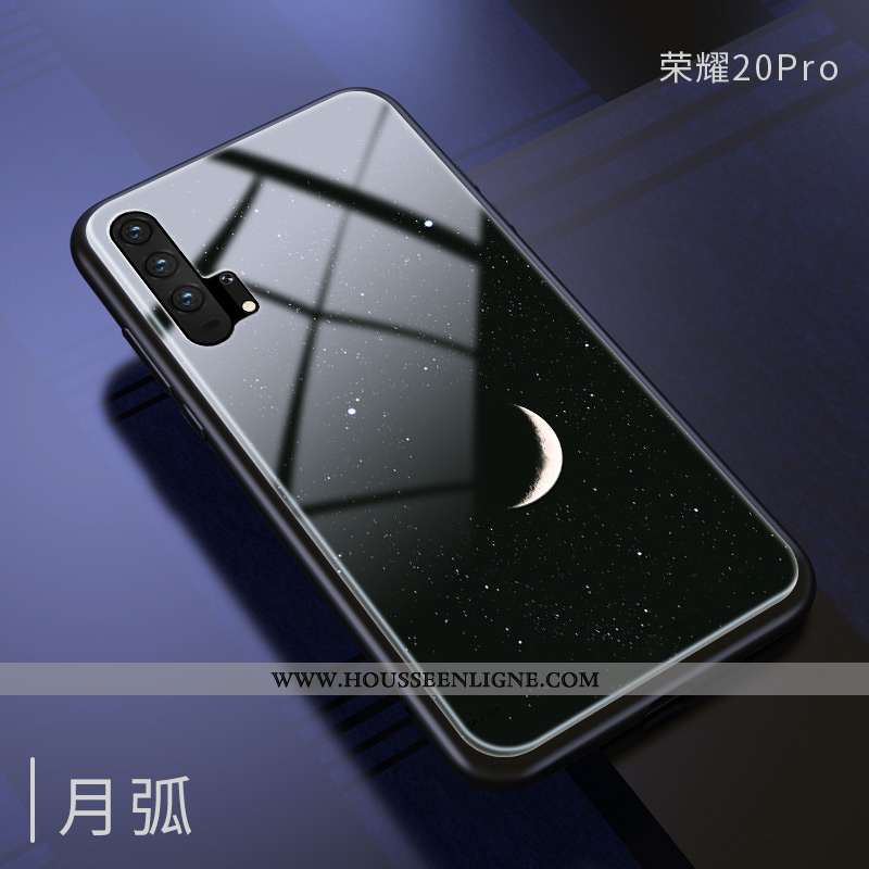 Étui Honor 20 Pro Ultra Tendance Silicone Légère Miroir Créatif Noir
