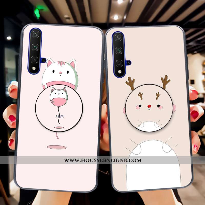 Étui Honor 20 Protection Personnalité Silicone Petit Incassable Fluide Doux Coque Beige