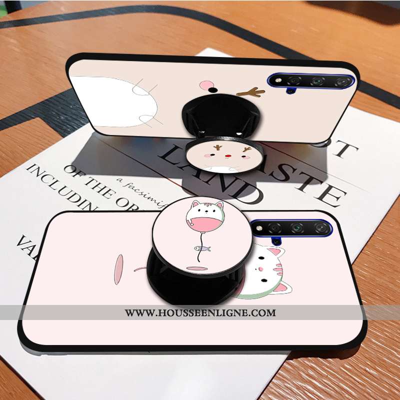 Étui Honor 20 Protection Personnalité Silicone Petit Incassable Fluide Doux Coque Beige