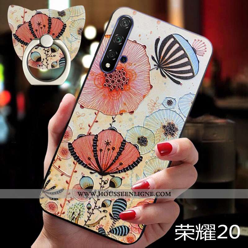 Étui Honor 20 Silicone Protection Coque Vintage Personnalité Ultra Coloré