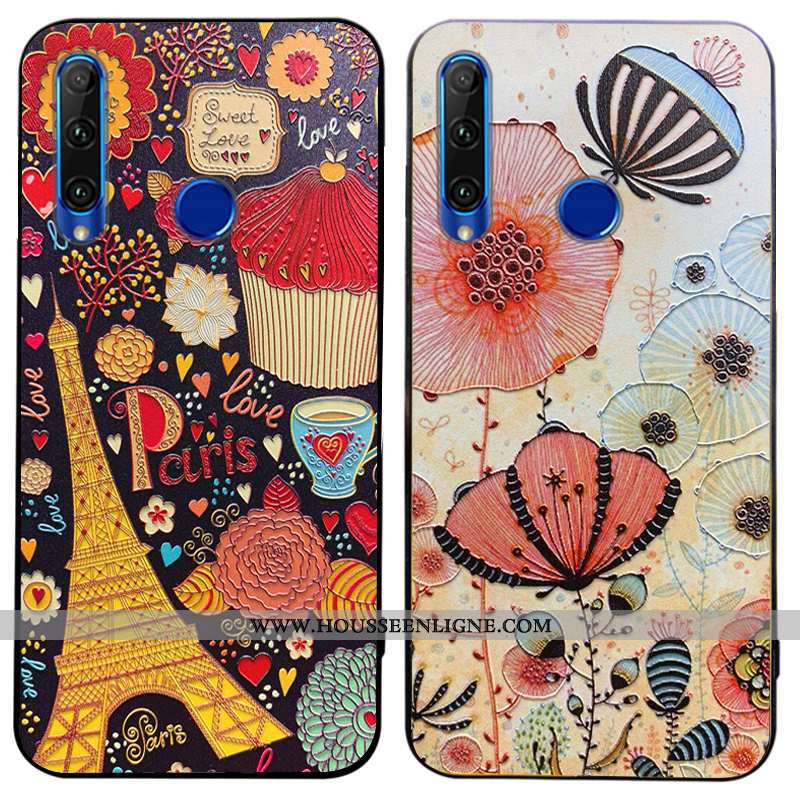 Étui Honor 20 Silicone Protection Coque Vintage Personnalité Ultra Coloré