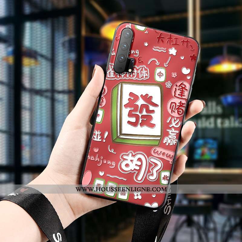 Étui Honor 20 Silicone Protection Gaufrage Téléphone Portable Charmant Tout Compris Orange