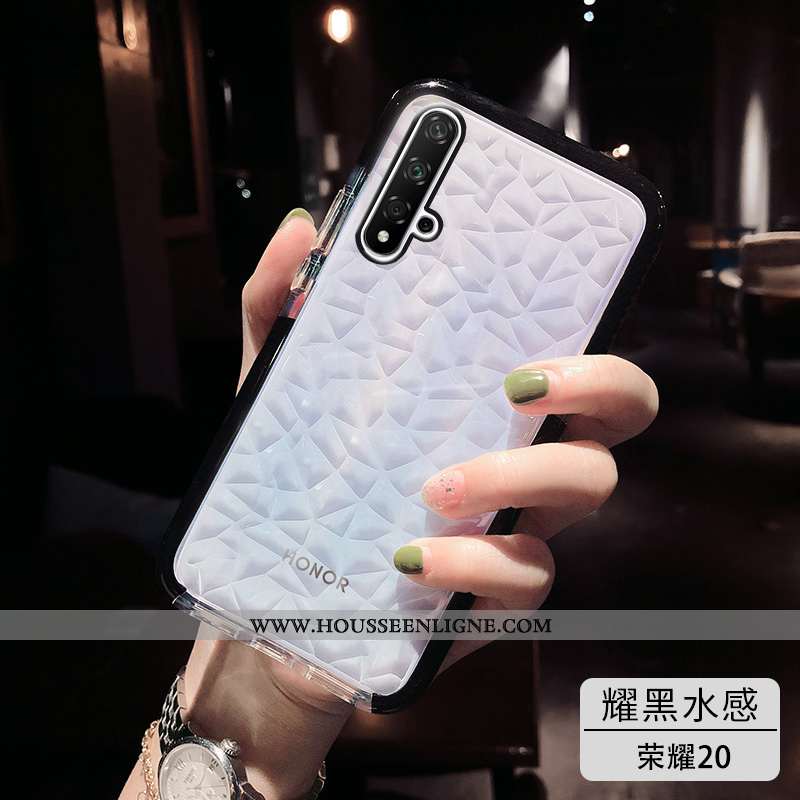 Étui Honor 20 Silicone Transparent Tendance Personnalité Net Rouge Téléphone Portable Incassable Ros