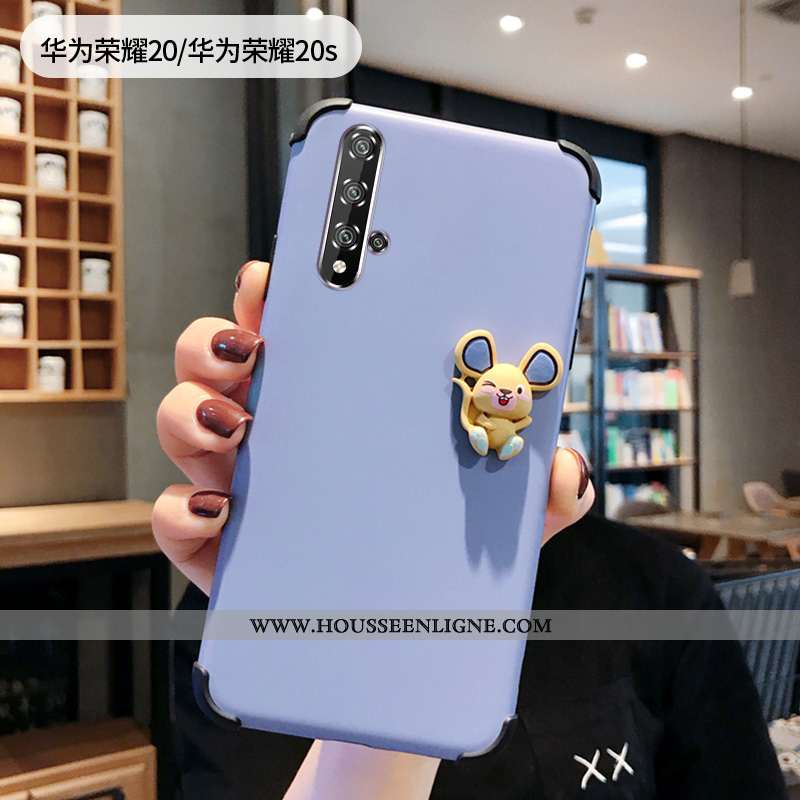 Étui Honor 20 Ultra Légère Charmant Coque Protection Net Rouge Jeunesse Bleu