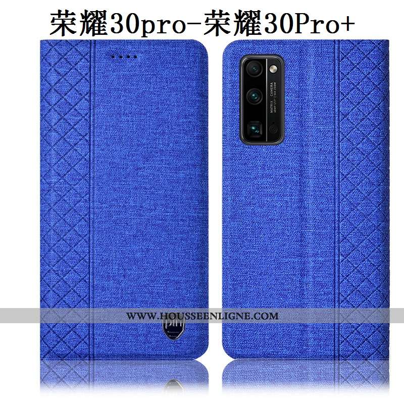 Étui Honor 30 Pro Cuir Protection Incassable Housse Coque Gris