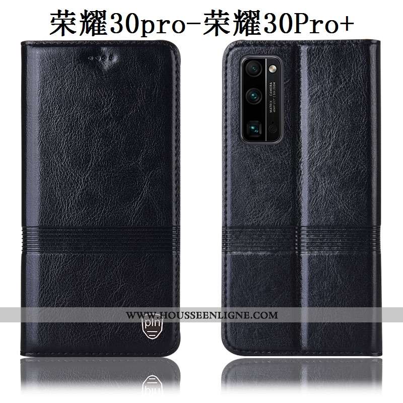 Étui Honor 30 Pro Cuir Véritable Protection Rose Coque Incassable Tout Compris