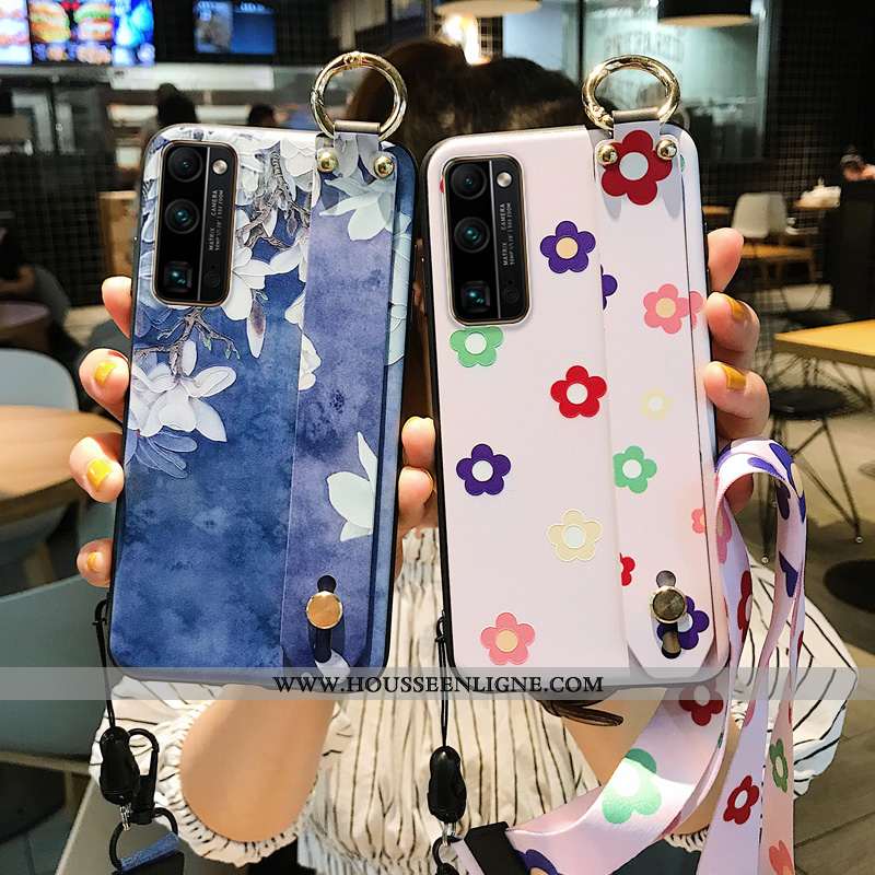Étui Honor 30 Pro Protection Personnalité Net Rouge Fluide Doux Téléphone Portable Créatif Style Chi
