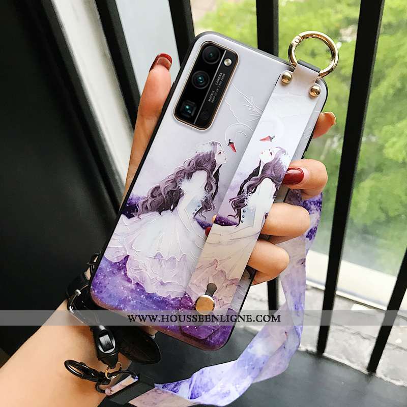 Étui Honor 30 Pro Protection Personnalité Net Rouge Fluide Doux Téléphone Portable Créatif Style Chi