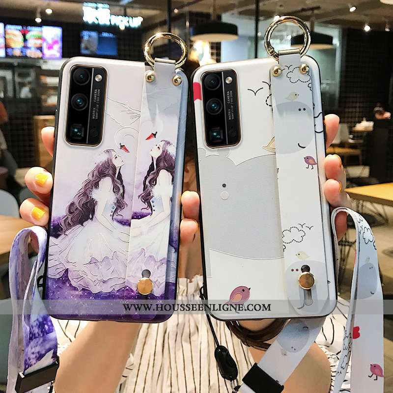 Étui Honor 30 Pro Protection Personnalité Net Rouge Fluide Doux Téléphone Portable Créatif Style Chi