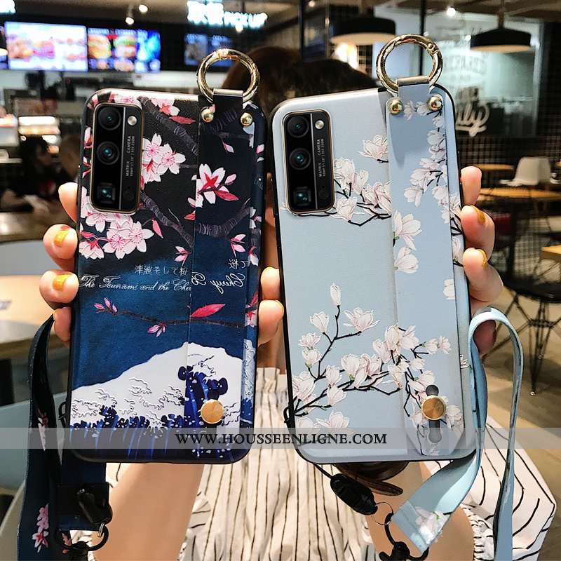 Étui Honor 30 Pro Protection Personnalité Net Rouge Fluide Doux Téléphone Portable Créatif Style Chi