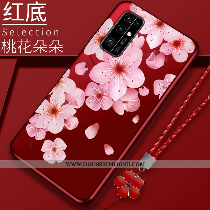 Étui Honor 30 Protection Rouge Téléphone Portable Coque