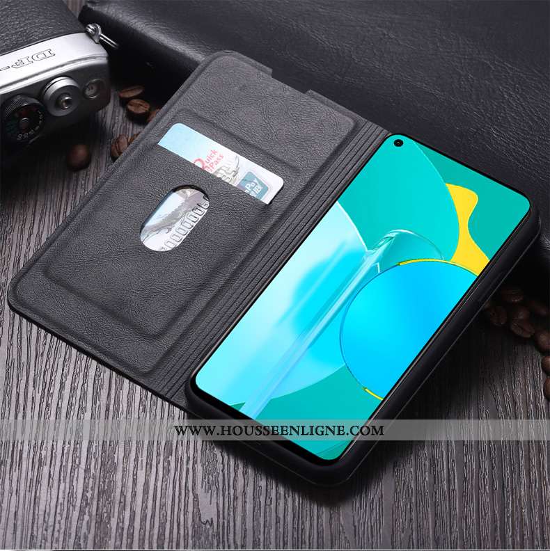 Étui Honor 30 Protection Tendance Coque Téléphone Portable Incassable Business Clamshell Bleu Foncé
