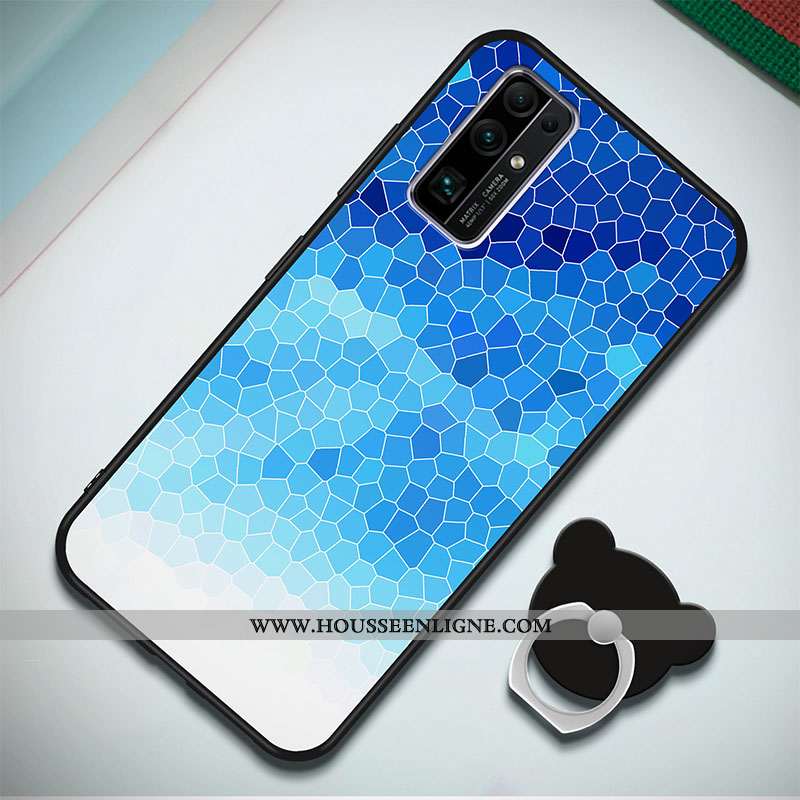 Étui Honor 30 Silicone Protection Nouveau Incassable Coque Fluide Doux Bleu Foncé