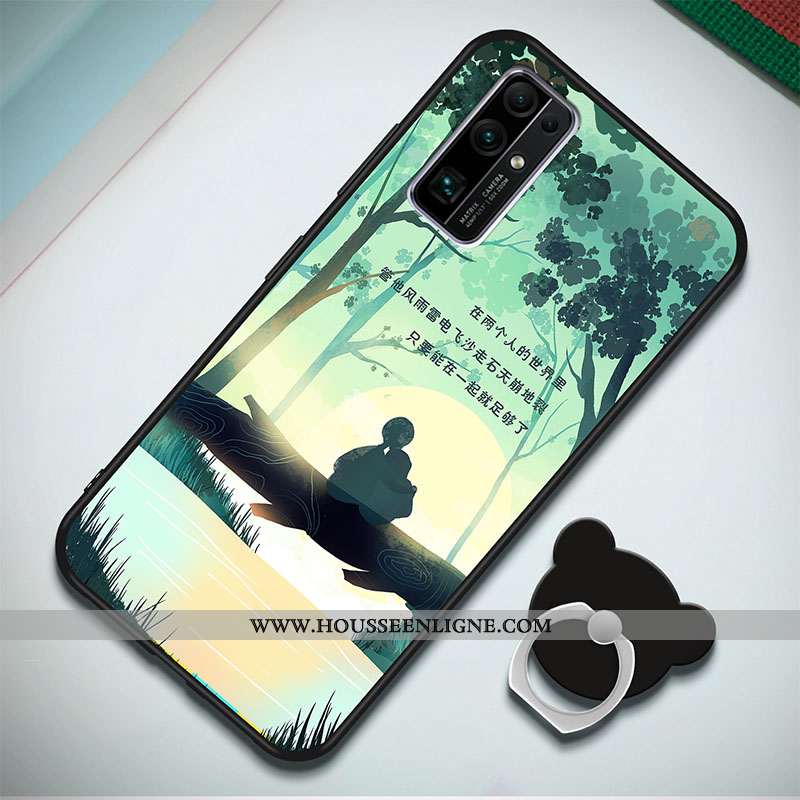 Étui Honor 30 Silicone Protection Nouveau Incassable Coque Fluide Doux Bleu Foncé