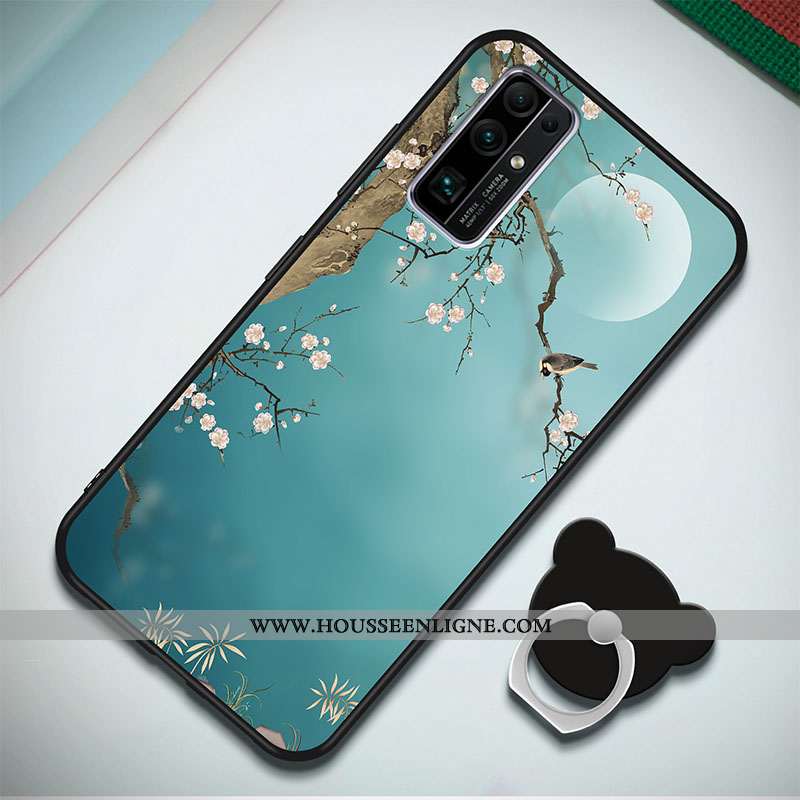 Étui Honor 30 Silicone Protection Nouveau Incassable Coque Fluide Doux Bleu Foncé