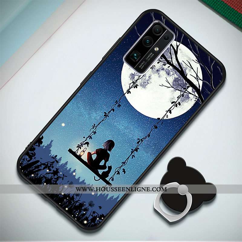 Étui Honor 30 Silicone Protection Nouveau Incassable Coque Fluide Doux Bleu Foncé