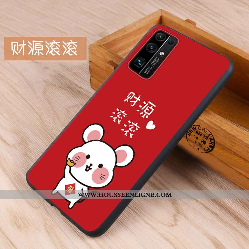 Étui Honor 30 Silicone Tendance Fluide Doux Bleu Coque Incassable