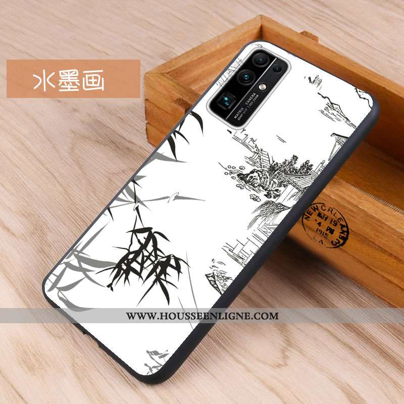 Étui Honor 30 Silicone Tendance Fluide Doux Bleu Coque Incassable