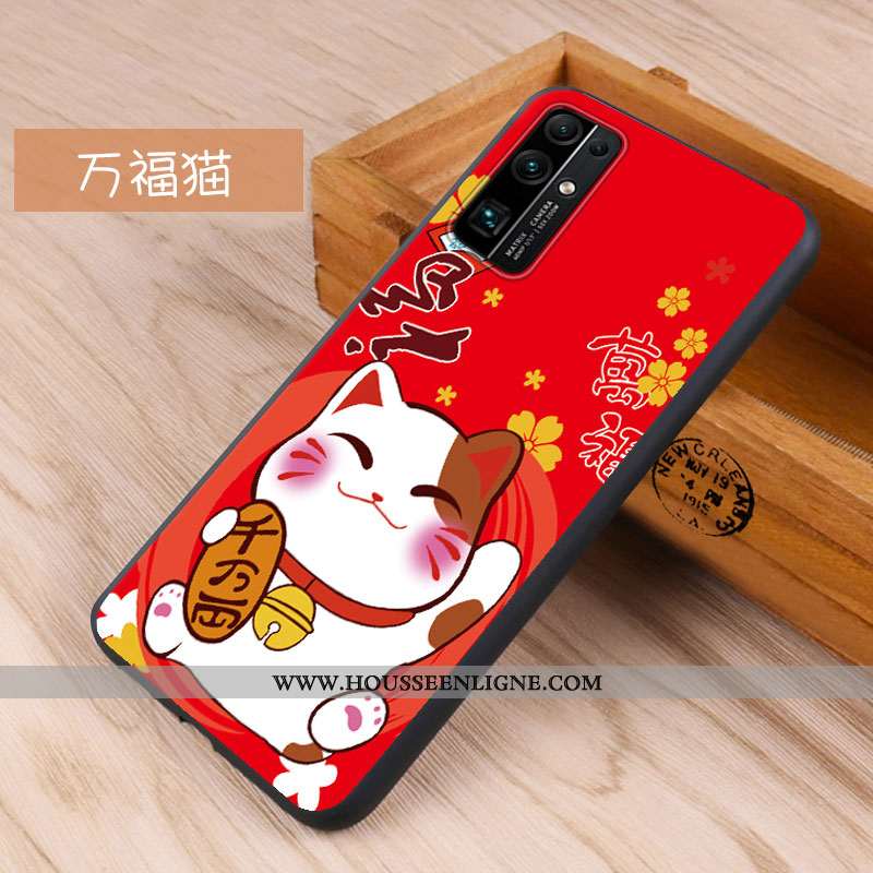 Étui Honor 30 Silicone Tendance Fluide Doux Bleu Coque Incassable
