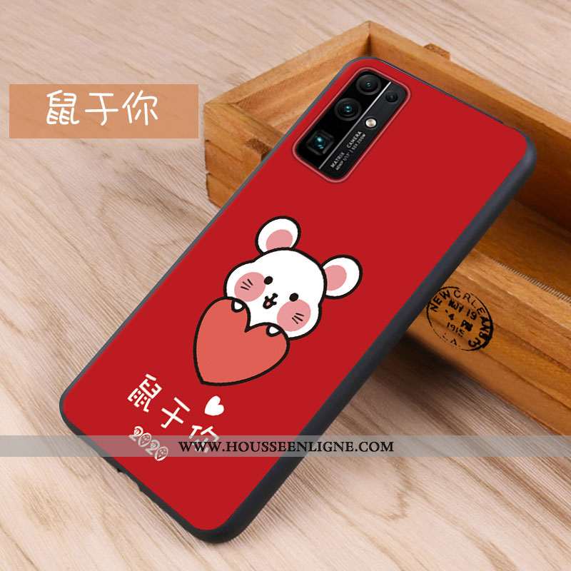 Étui Honor 30 Silicone Tendance Fluide Doux Bleu Coque Incassable