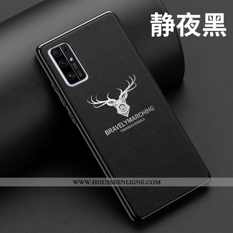 Étui Honor 30 Tendance Légère Tout Compris Net Rouge Téléphone Portable Cuir Protection Bleu
