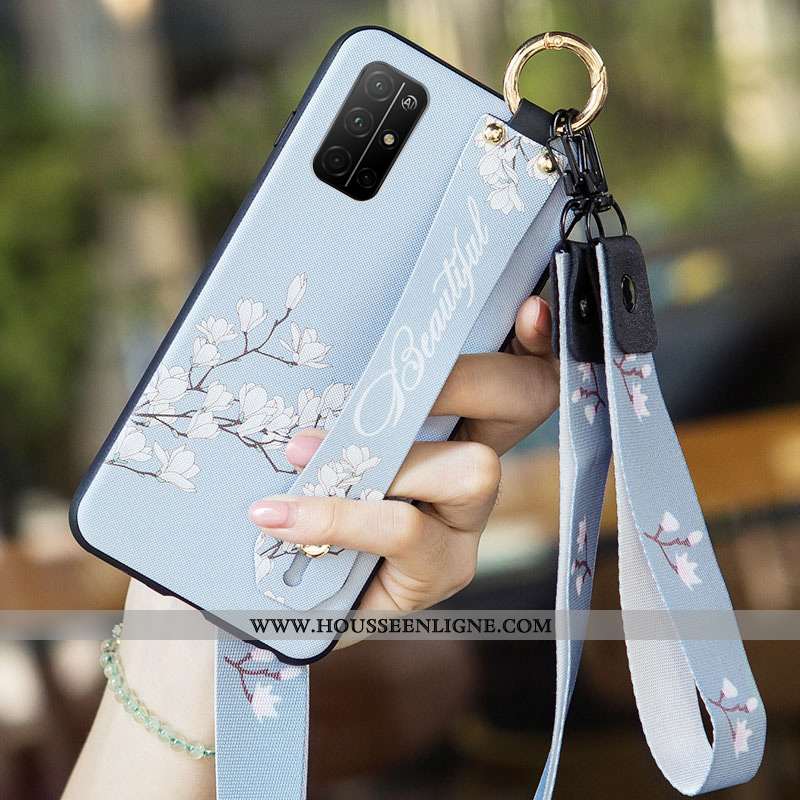 Étui Honor 30s Personnalité Créatif Frais Tendance Délavé En Daim Incassable Blanc Blanche