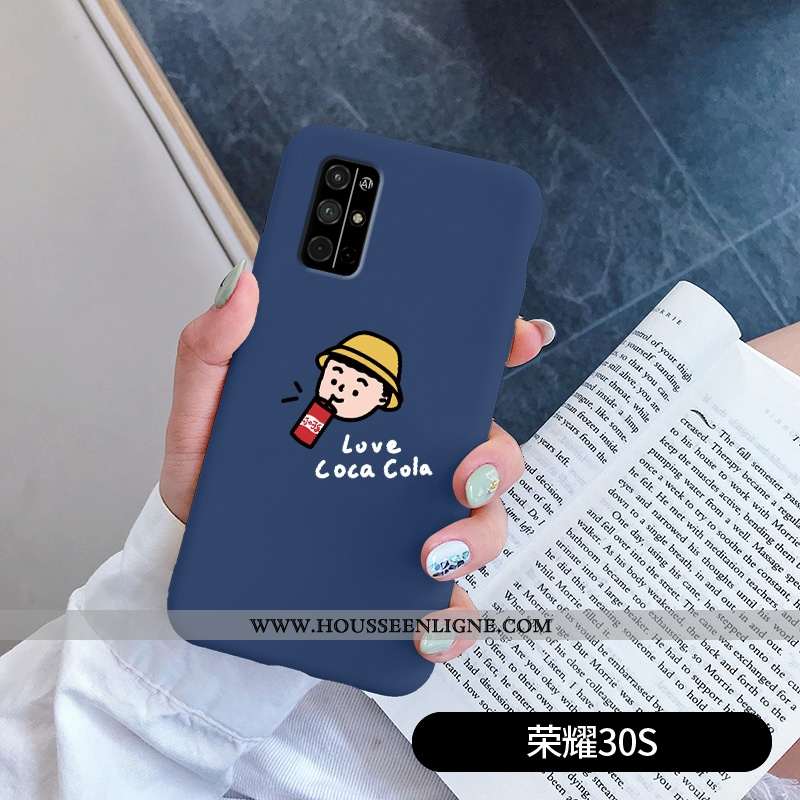Étui Honor 30s Personnalité Dessin Animé Téléphone Portable Amoureux Rouge Protection