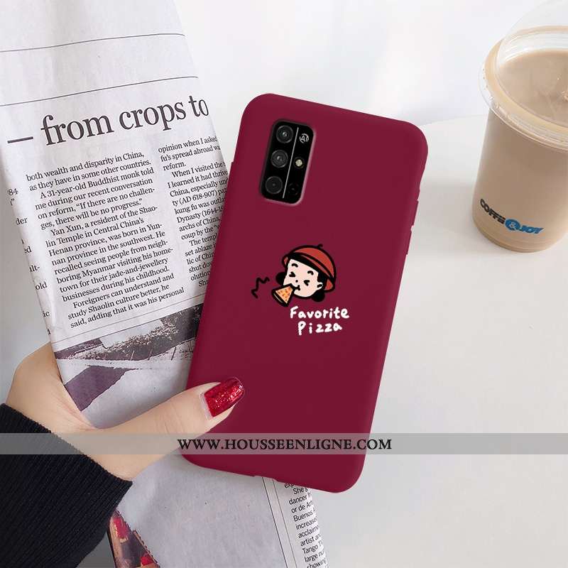 Étui Honor 30s Personnalité Dessin Animé Téléphone Portable Amoureux Rouge Protection
