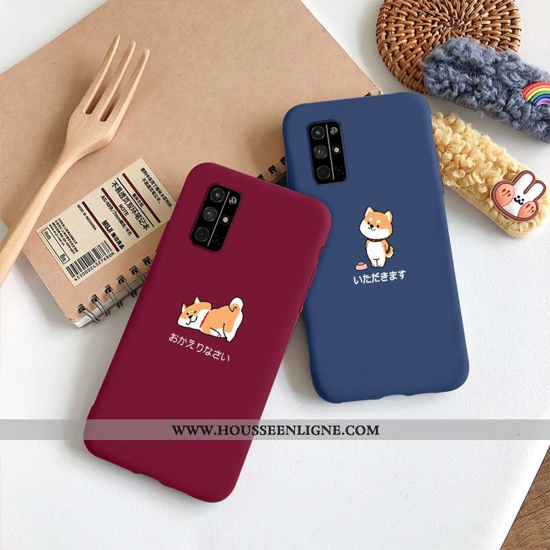 Étui Honor 30s Protection Créatif Rouge Silicone Incassable Net Rouge