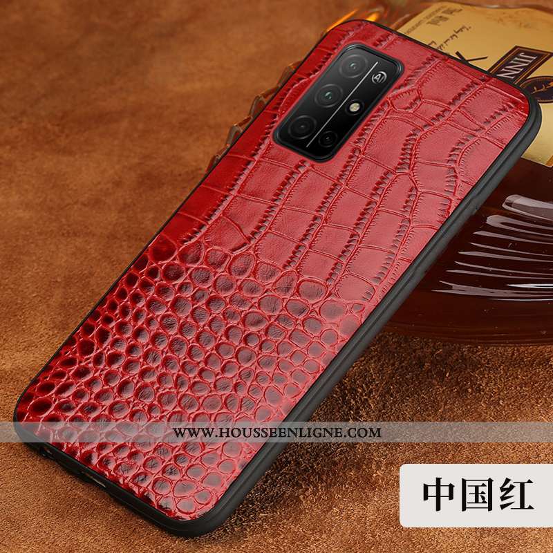 Étui Honor 30s Protection Luxe Cuir Tout Compris Luxe Crocodile Créatif Noir
