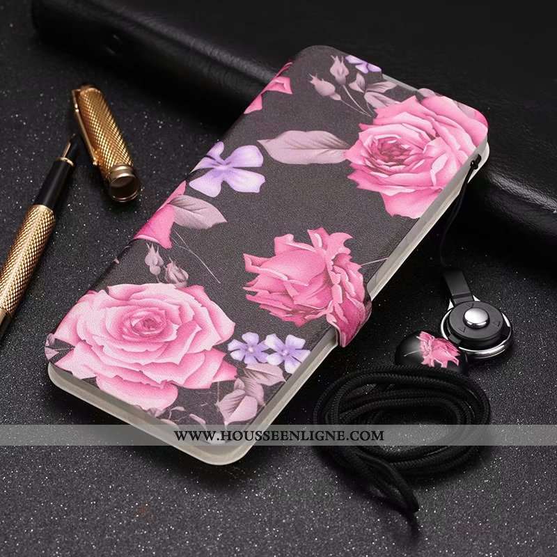 Étui Honor 30s Protection Tendance Téléphone Portable Clamshell Rose Cuir