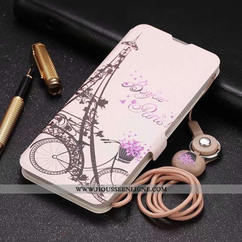 Étui Honor 30s Protection Tendance Téléphone Portable Clamshell Rose Cuir