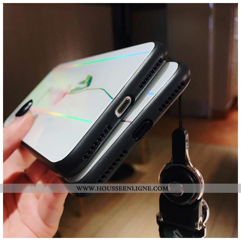 Étui Honor 30s Tendance Mode Téléphone Portable Verre Personnalité Net Rouge Charmant Blanche