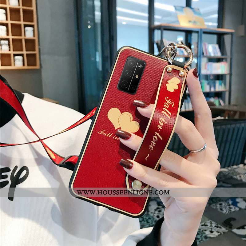 Étui Honor 30s Ultra Tendance Simple Charmant Légère Personnalité Tout Compris Rouge