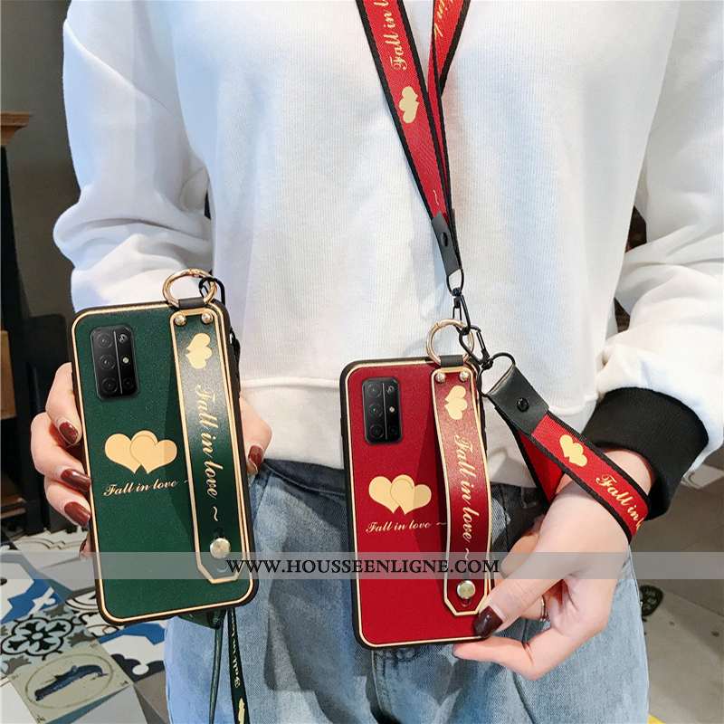 Étui Honor 30s Ultra Tendance Simple Charmant Légère Personnalité Tout Compris Rouge