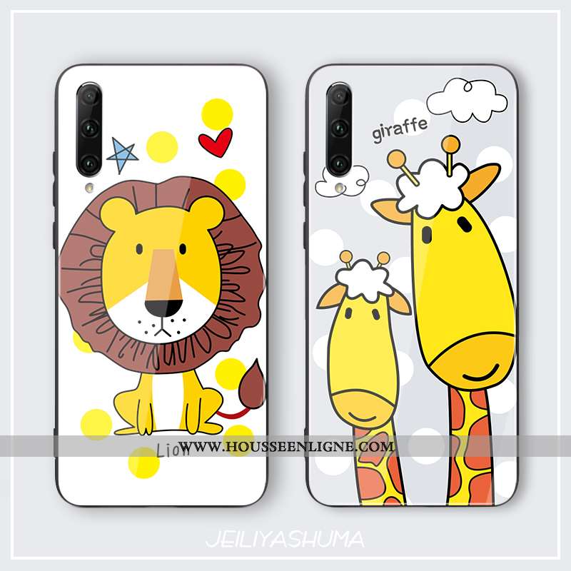 Étui Honor 9x Charmant Tendance Jeunesse Protection Coque Personnalité Blanche
