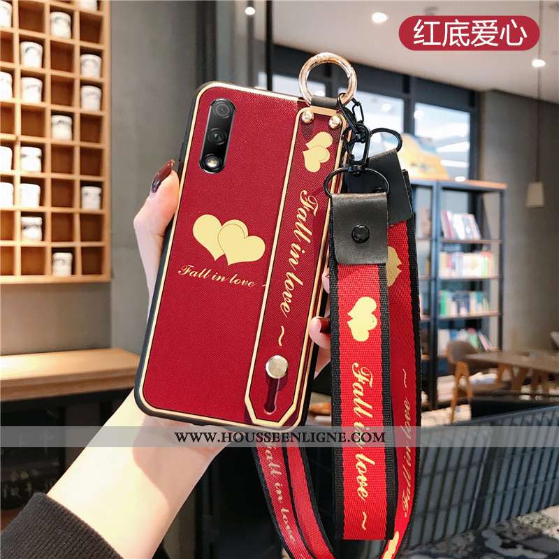 Étui Honor 9x Cou Suspendu Fluide Doux Créatif Téléphone Portable Orange Personnalité Mode