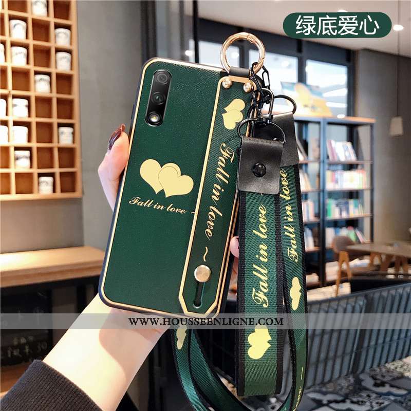 Étui Honor 9x Cou Suspendu Fluide Doux Créatif Téléphone Portable Orange Personnalité Mode