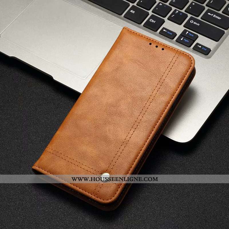 Étui Honor 9x Cuir Protection Housse Portefeuille Tout Compris Coque Marron