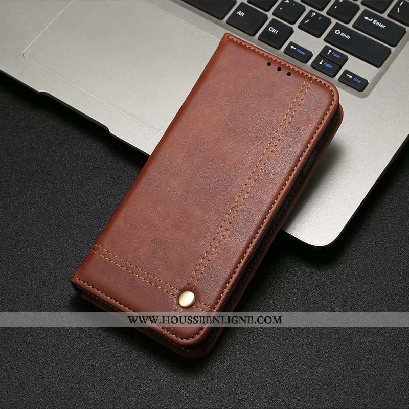 Étui Honor 9x Cuir Protection Housse Portefeuille Tout Compris Coque Marron