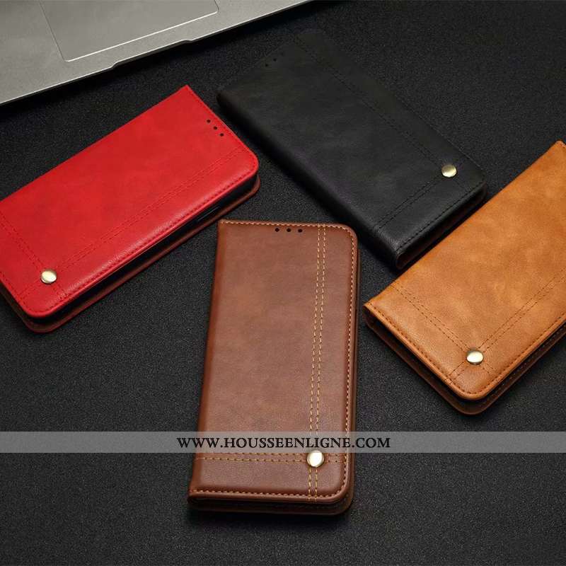 Étui Honor 9x Cuir Protection Housse Portefeuille Tout Compris Coque Marron
