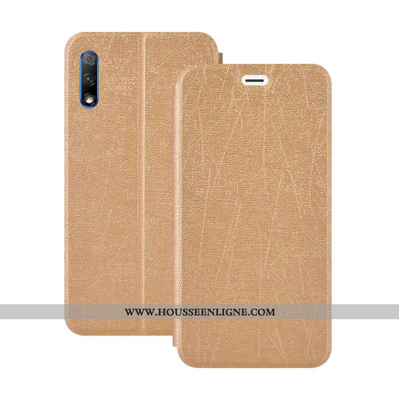 Étui Honor 9x Fluide Doux Protection Coque Or Téléphone Portable Incassable Doré