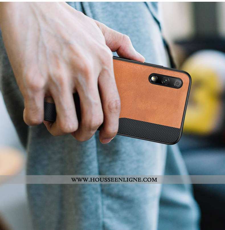 Étui Honor 9x Modèle Fleurie Fluide Doux Ultra Téléphone Portable Business Coque Khaki